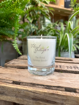 Summer Floral Candle