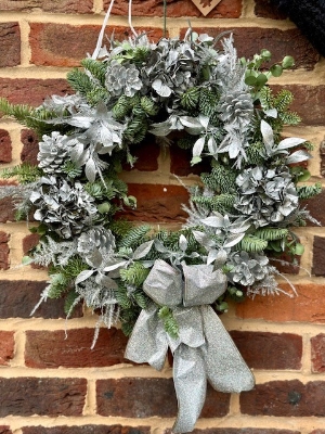 Festive Silver Wreath